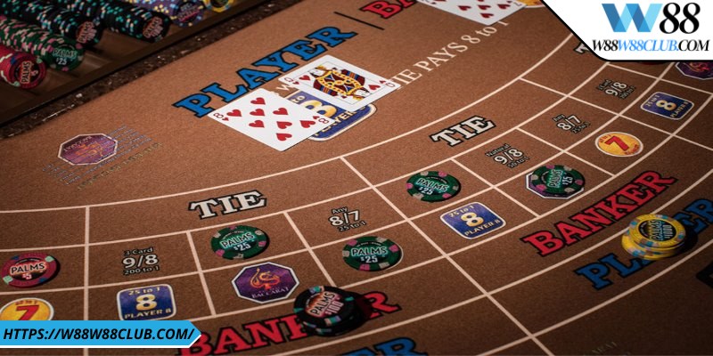 Khám phá Baccarat online tại W88